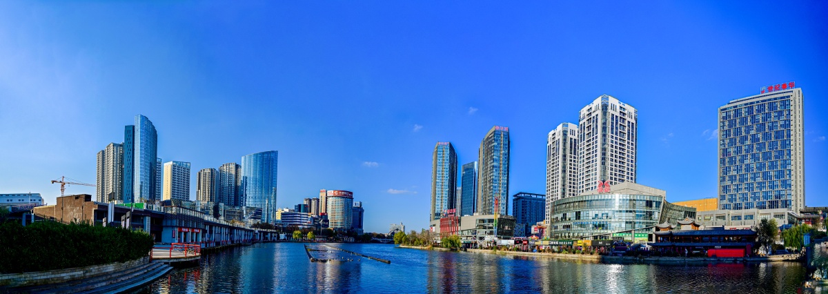 山东省潍坊市泰华城一角