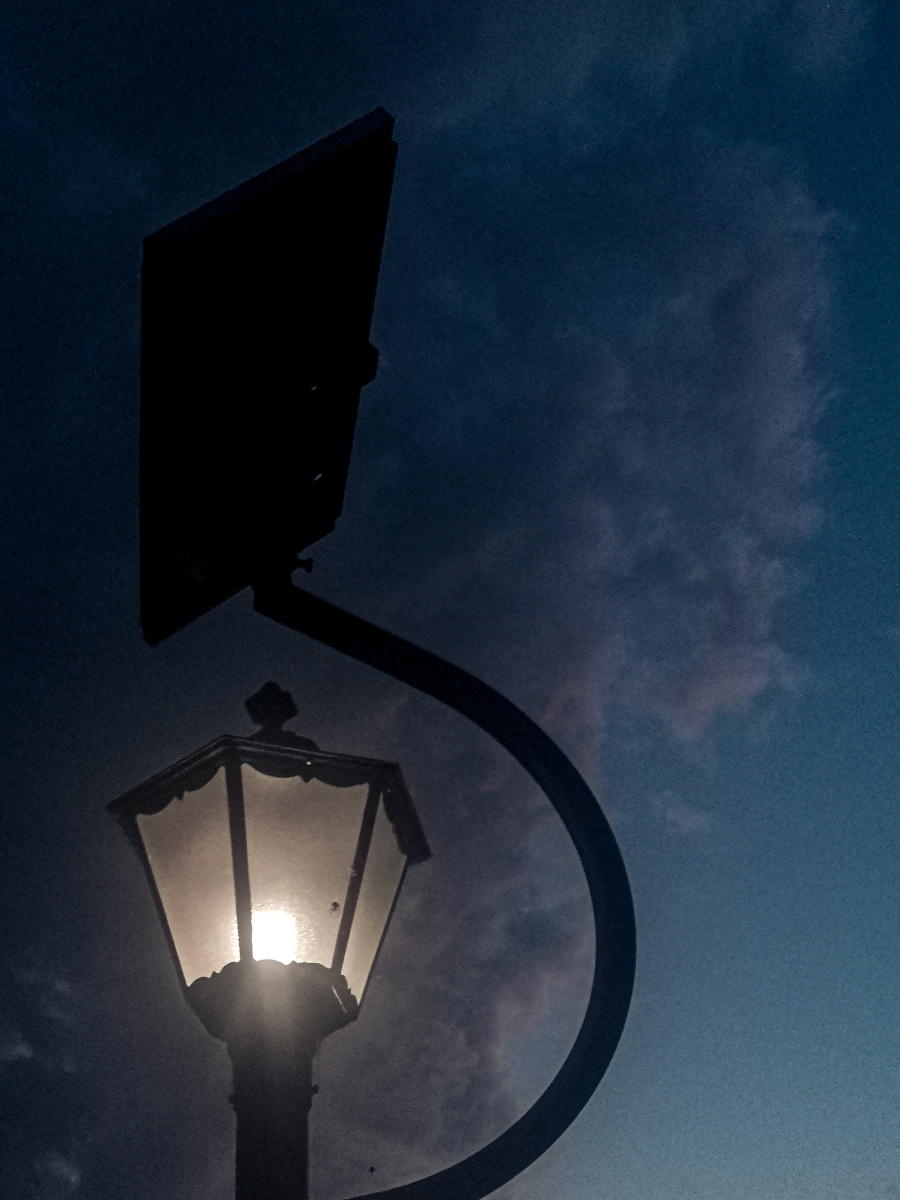 街边的路灯总能让人联想到孤寂