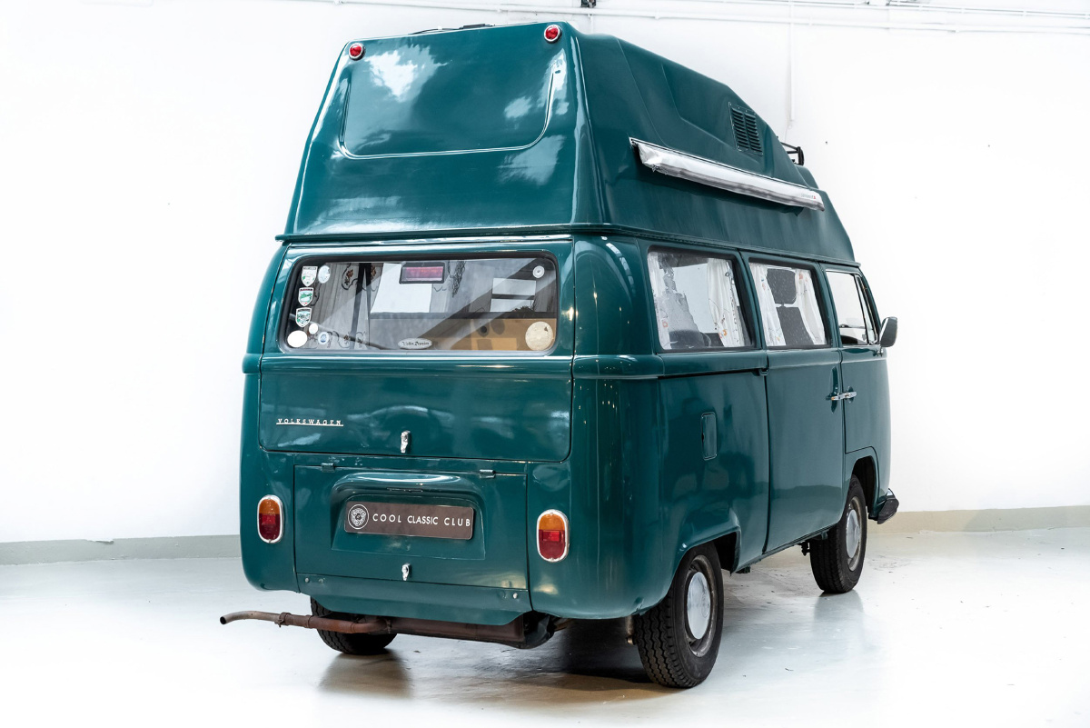 绿色1971大众volkswagent2highroof房车