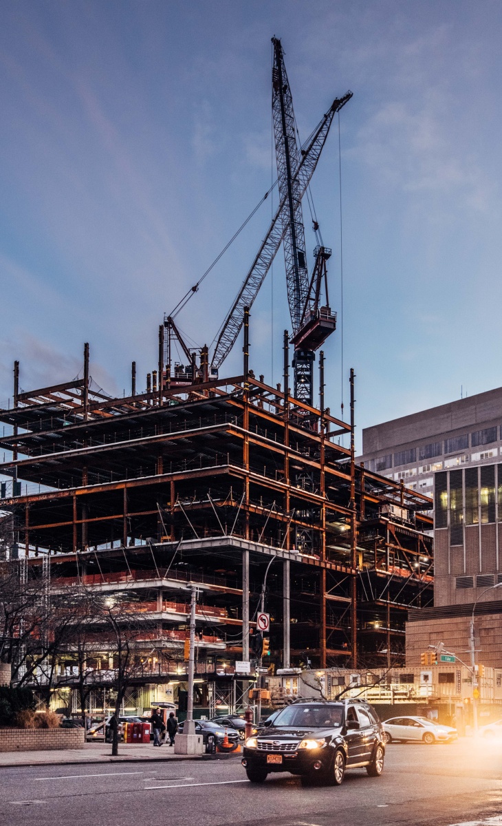 正在施工中的建筑