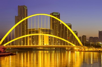 海河夜景