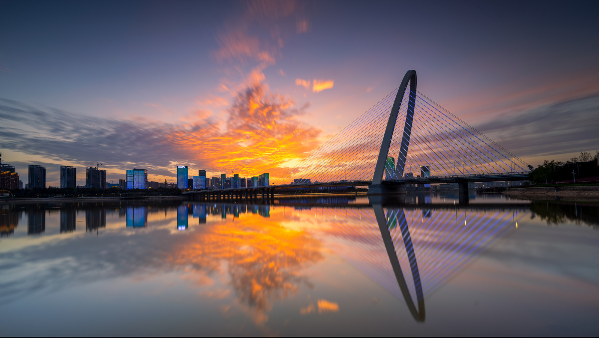 浐灞彩虹桥打卡