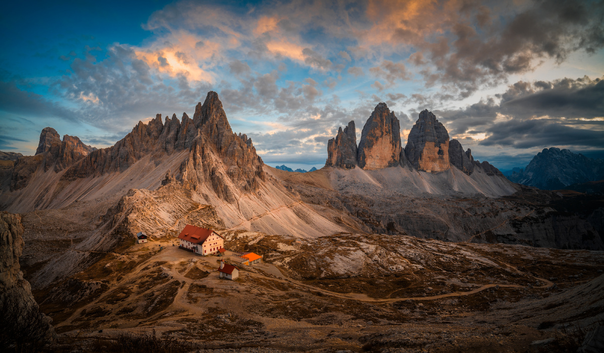 意大利多洛米蒂山风光