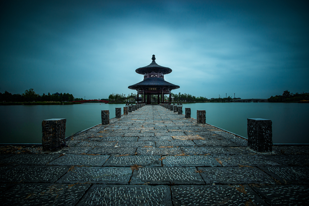 大洋湾湿地公园风光