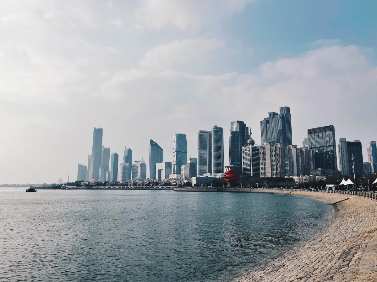 青岛cbd城市天际线