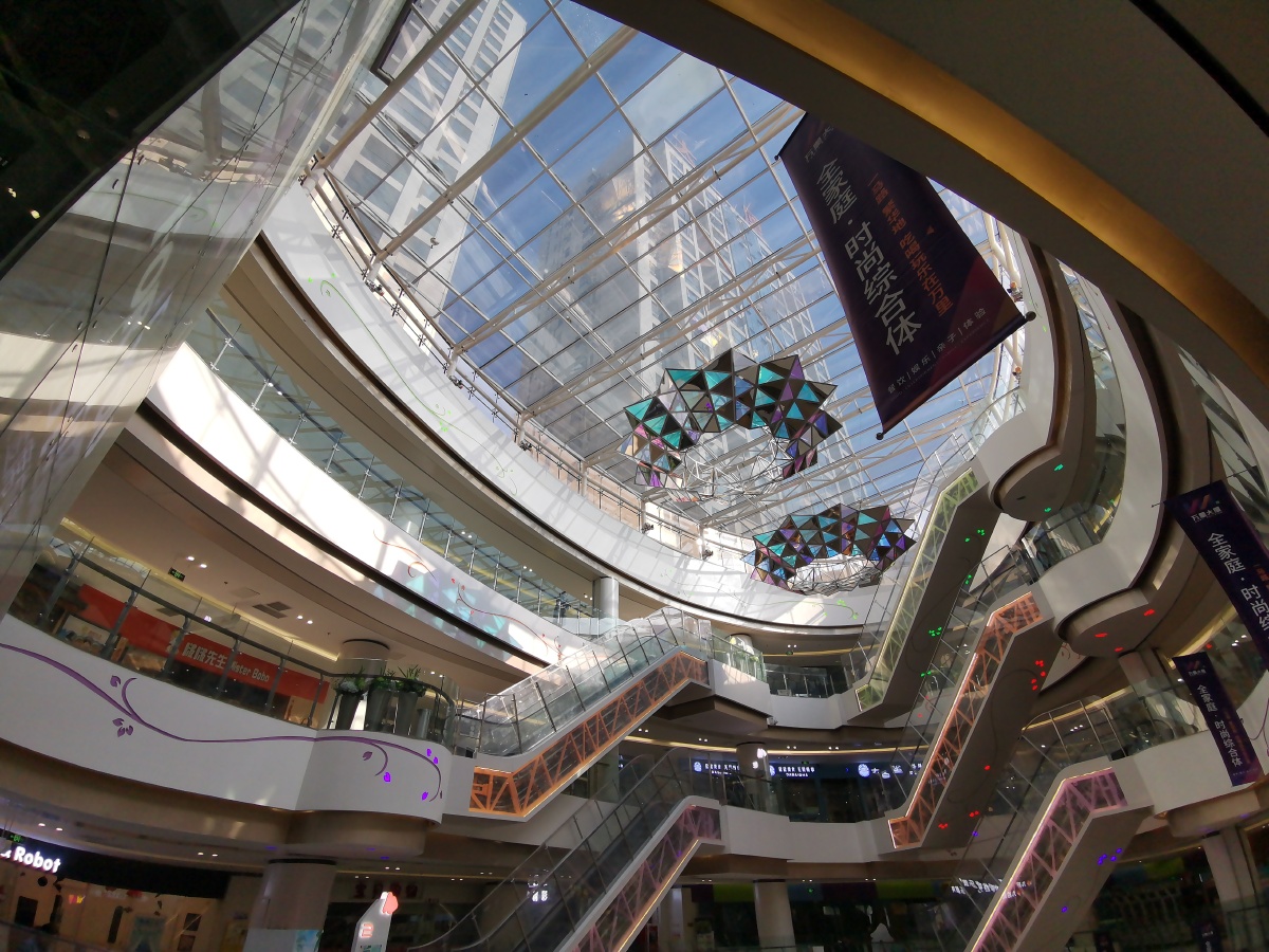 大型商场,购物中心玻璃天窗