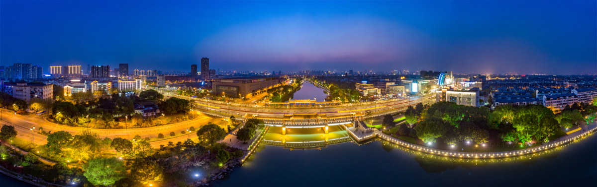 苏州人民桥之夜