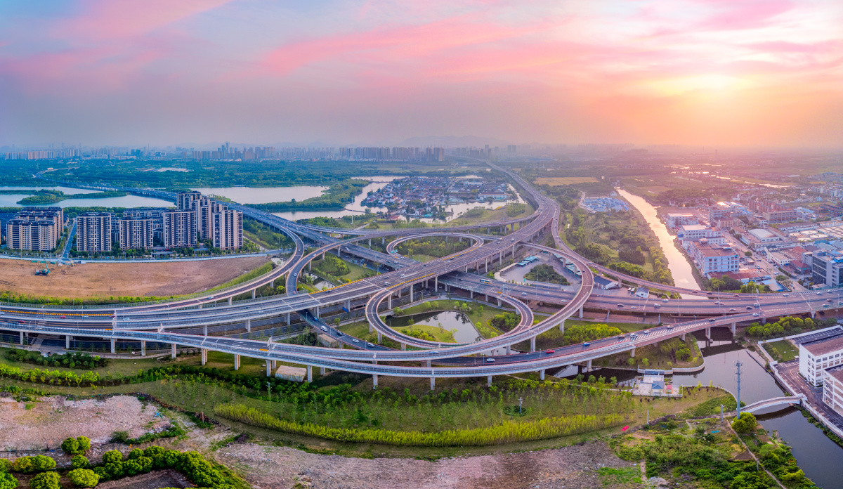 苏州中环北线黄桥立交桥