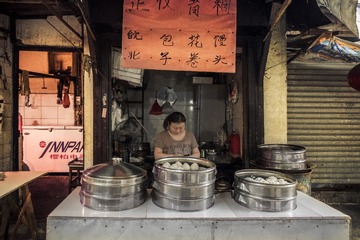 卖馒头的小店