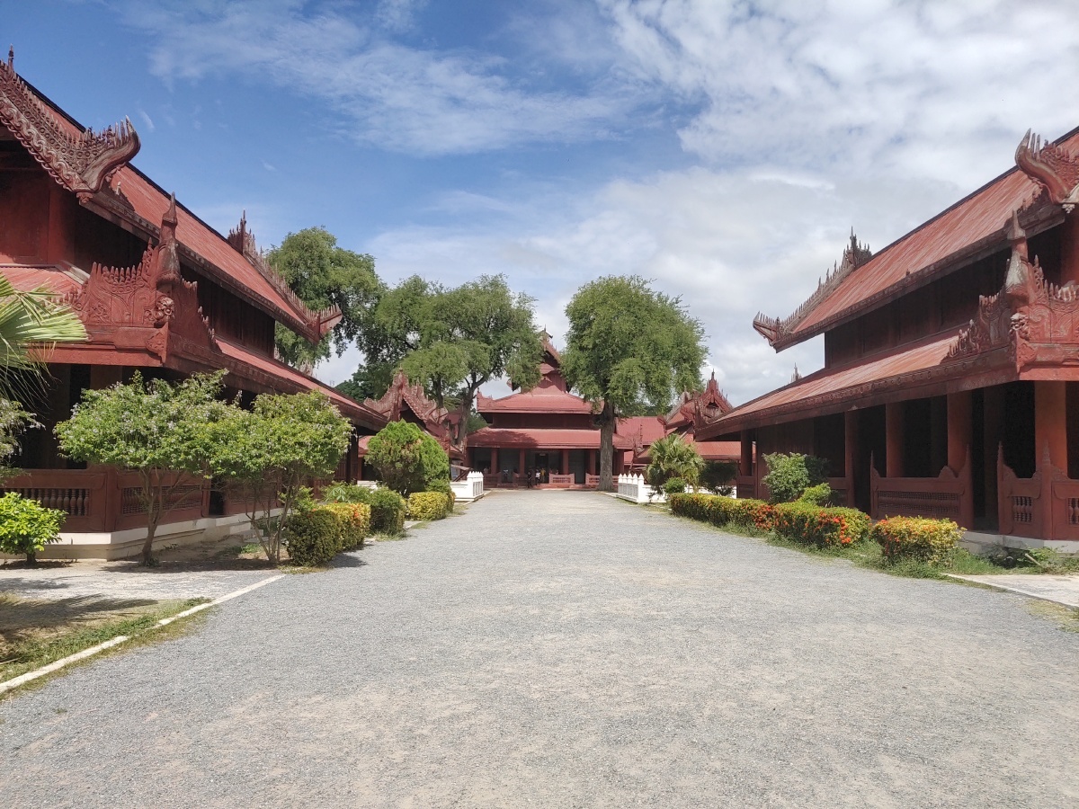 缅甸瓦城皇宫风景美