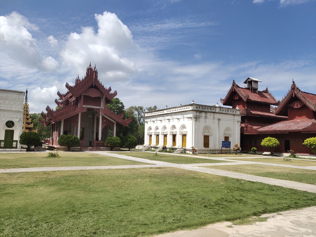 缅甸瓦城皇宫风景美