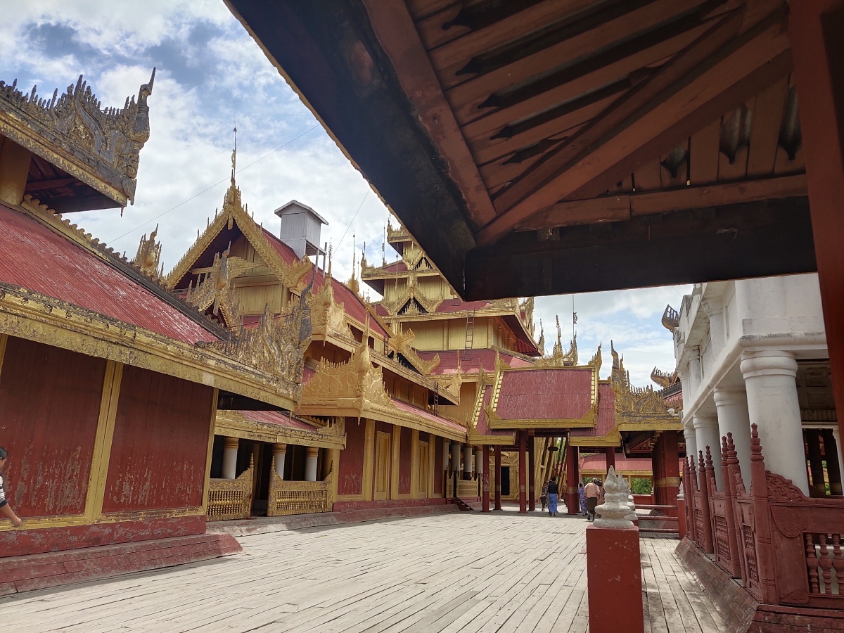 缅甸瓦城皇宫风景美