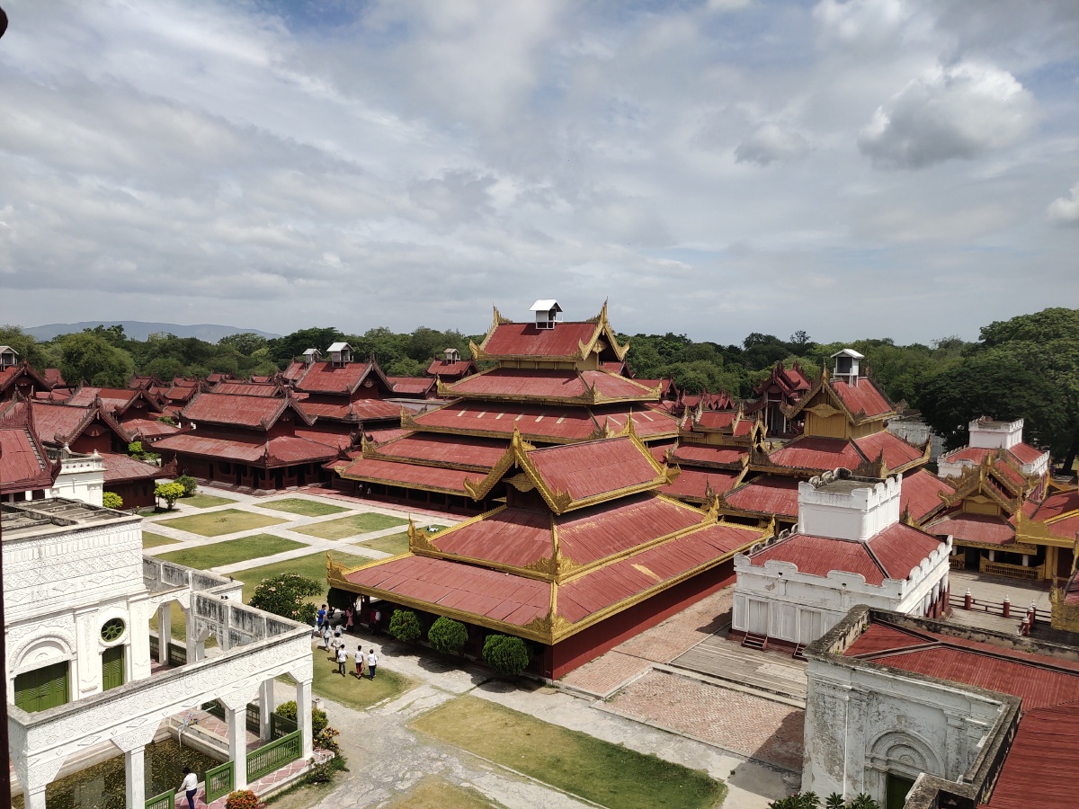缅甸瓦城皇宫风景美