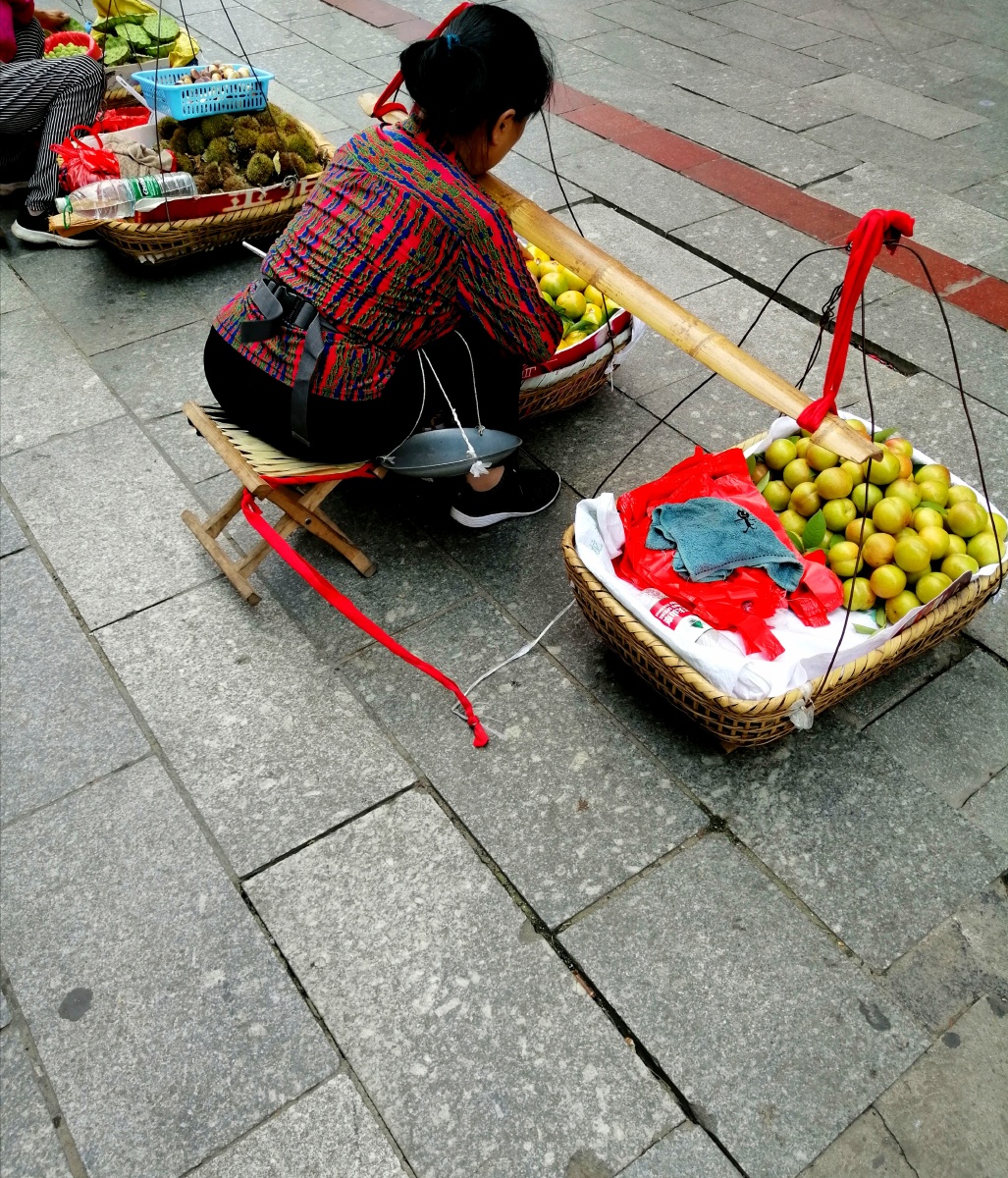 街头水果小贩