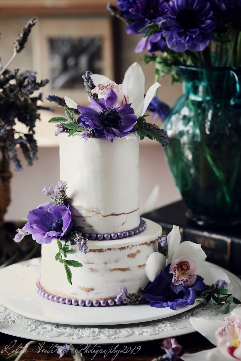 薰衣草香缇奶油蛋糕