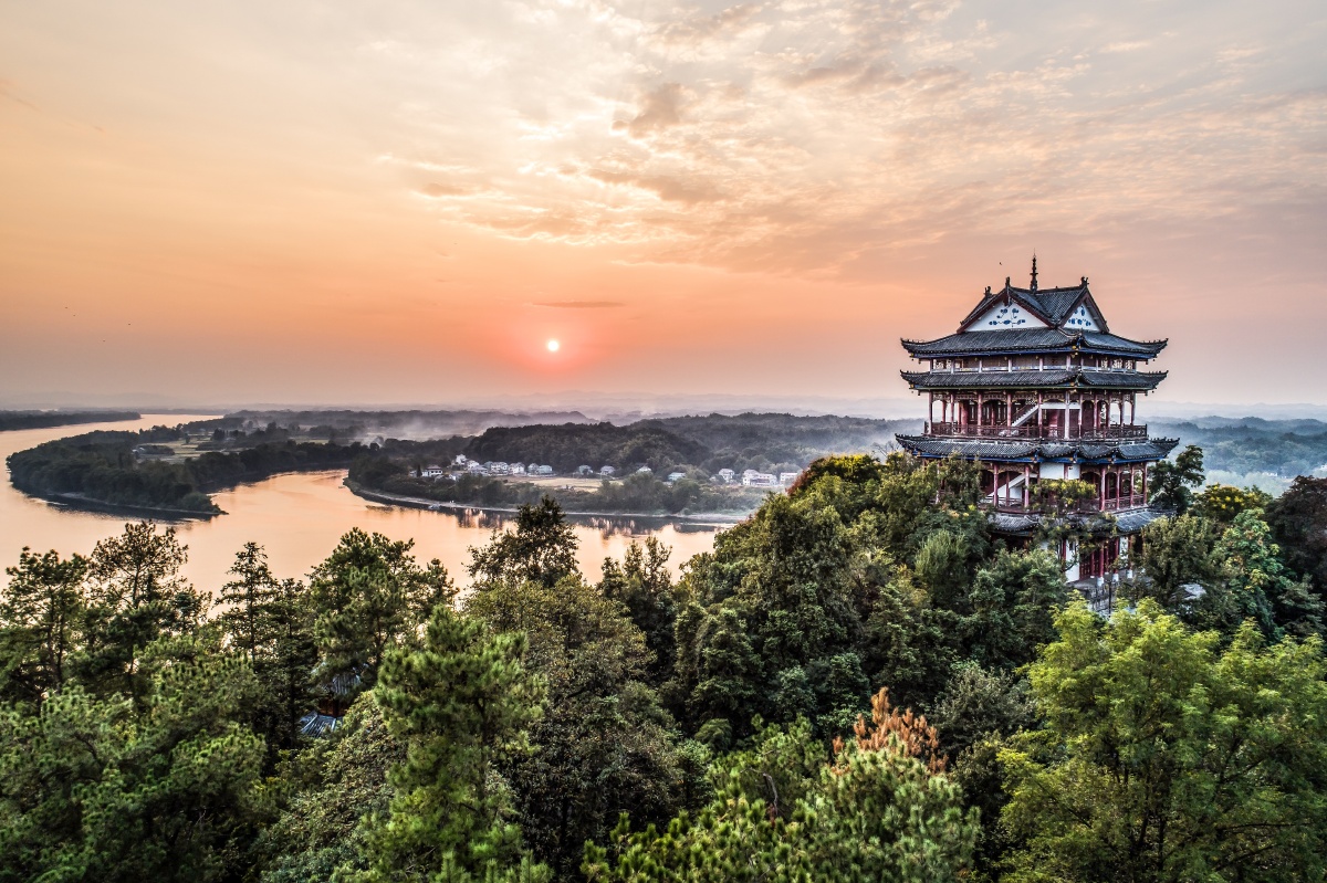 中国61桃花源 常德桃花源是湖南省文旅地标之一即湖南常德市的标志