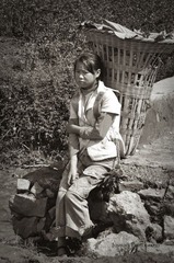 贵州山区孩子