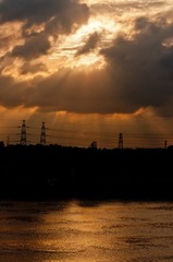 外环 夕阳