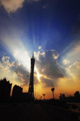 海心沙的黄昏