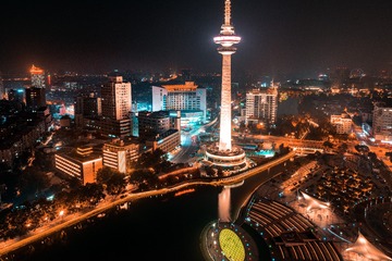 濠河夜景