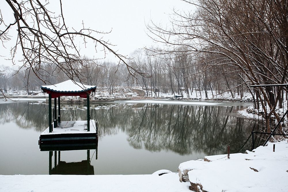 雪后圆明园