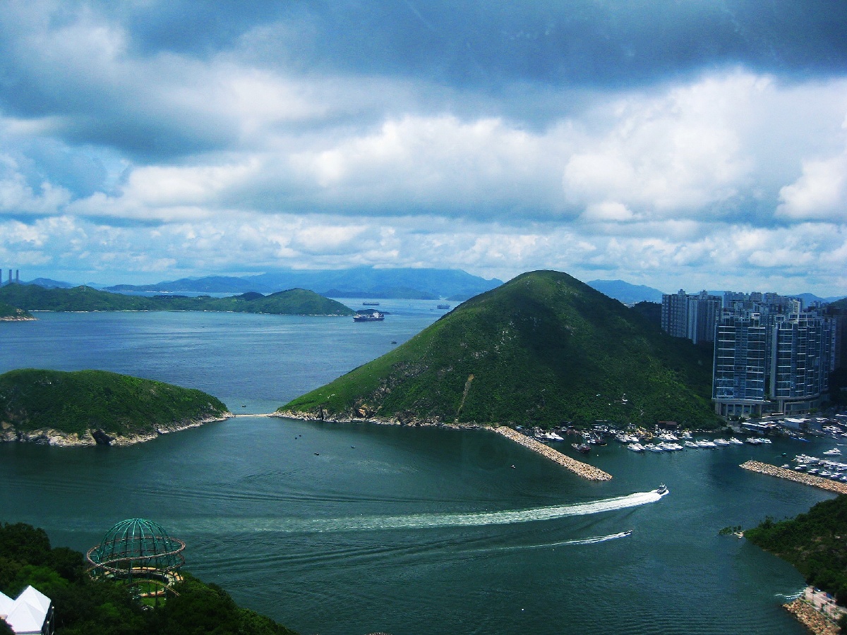 香港港岛南区海景.