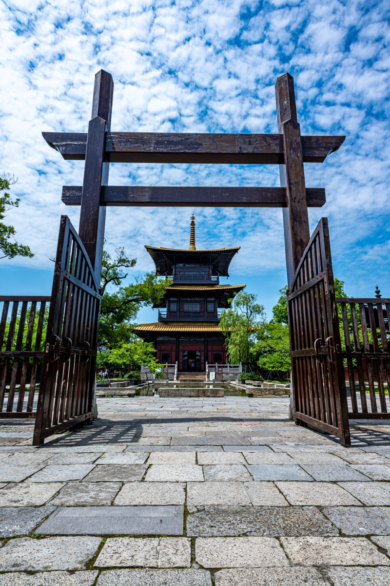 上海广富林文化遗址富林塔