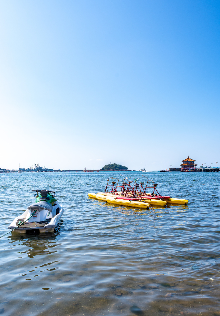 山东青岛栈桥海岸海边海滩海面城市建筑风光 - 梦未止梦dreamcont