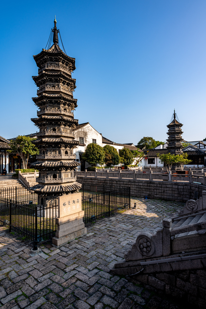 上海嘉定南翔双塔建筑南翔砖塔