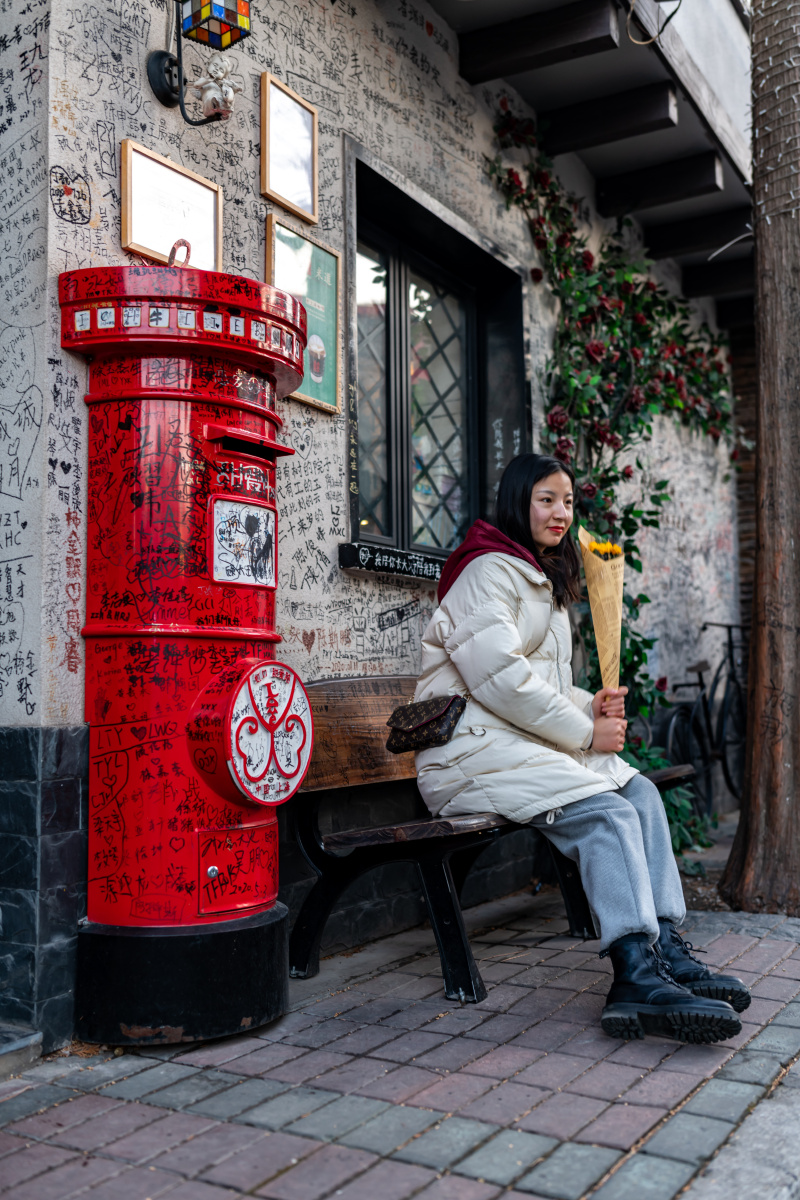 上海甜爱路上海特色街道甜爱路上海甜爱路街景上海甜爱路爱情邮筒