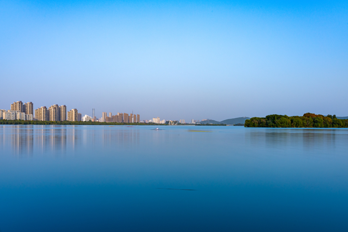 徐州云龙湖风景区秋色湖山一览秋意渐浓