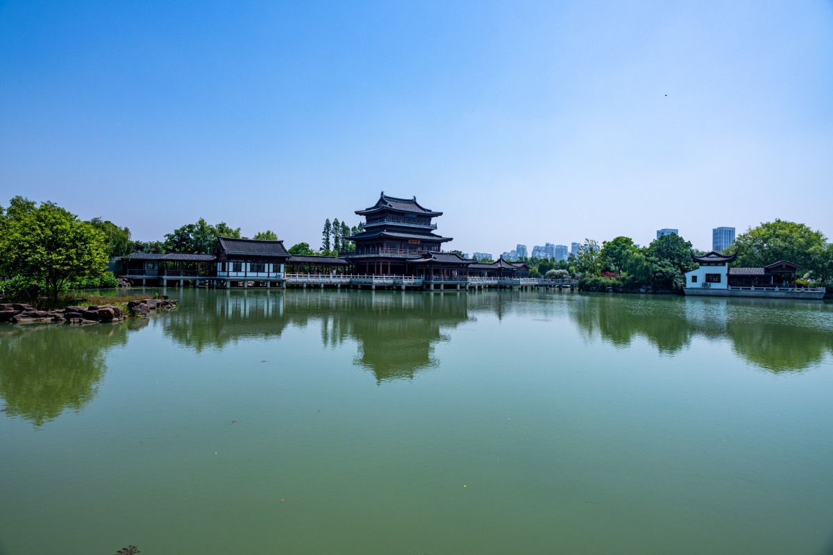 苏州石湖风景区上方山