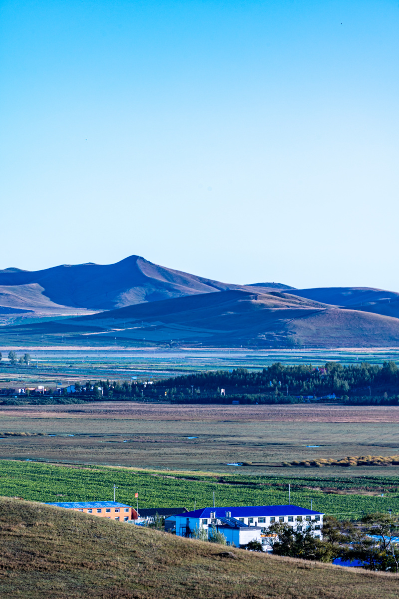 丰宁坝上草原秋色坝上旅游游客
