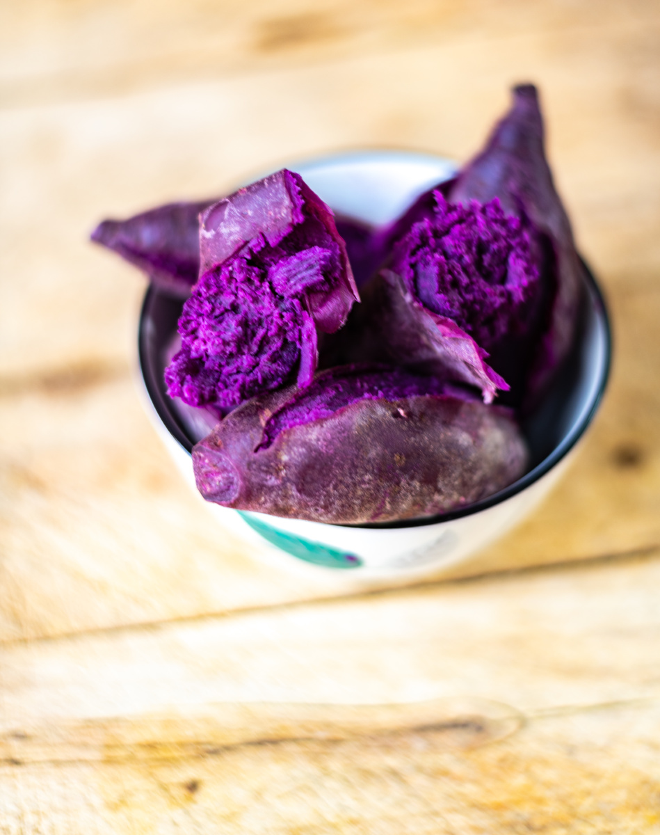 紫薯红薯地瓜的吃法煮熟的红薯烤红薯