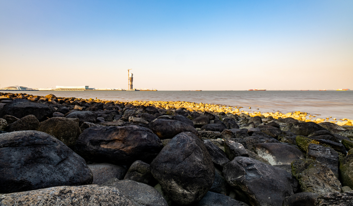 上海宝山上海吴淞炮台湾国家湿地公园