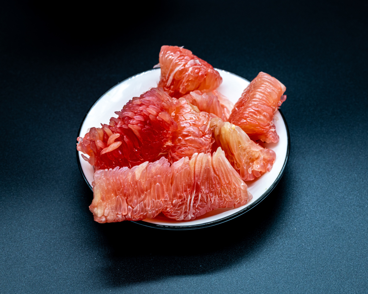 红柚子柚子水果果肉福建平和红柚