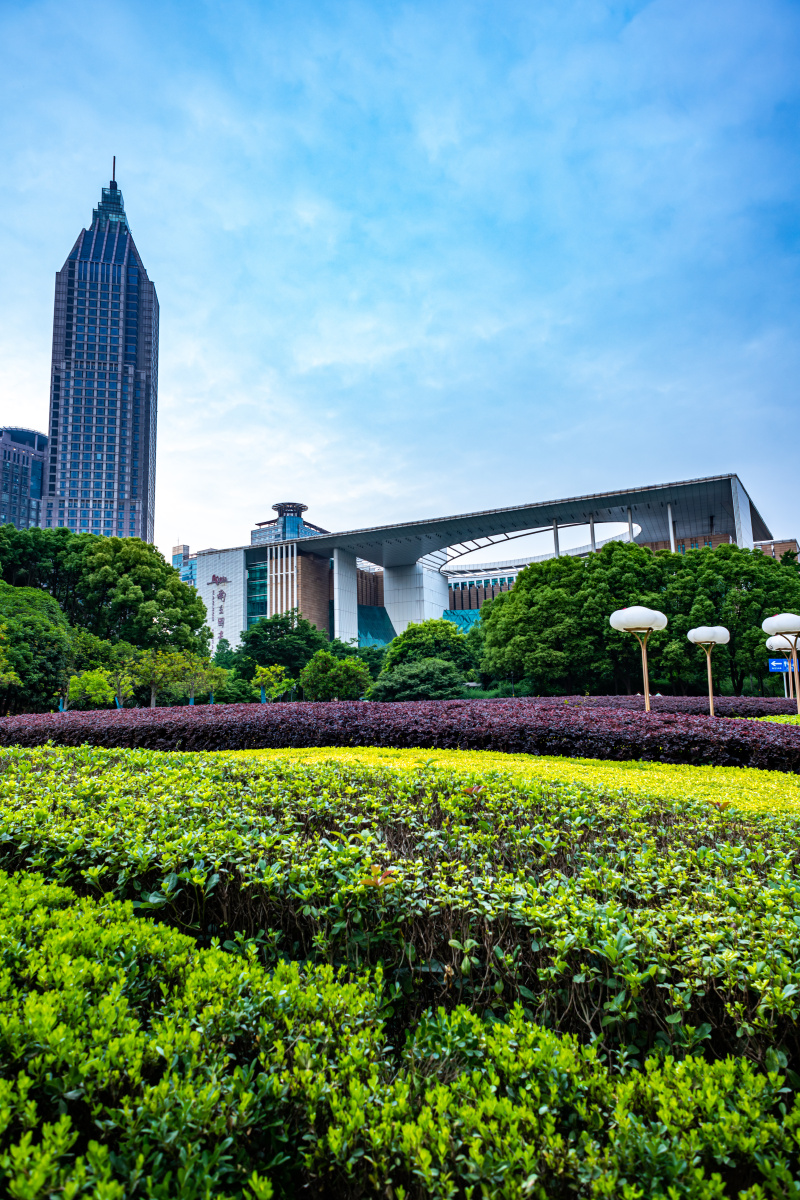 江苏南京南京图书馆大行宫长江路市民广场