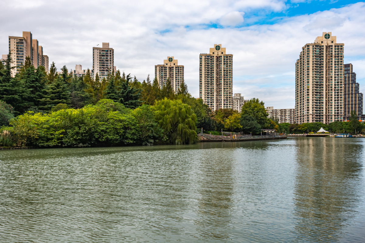 上海普陀苏州河风光带