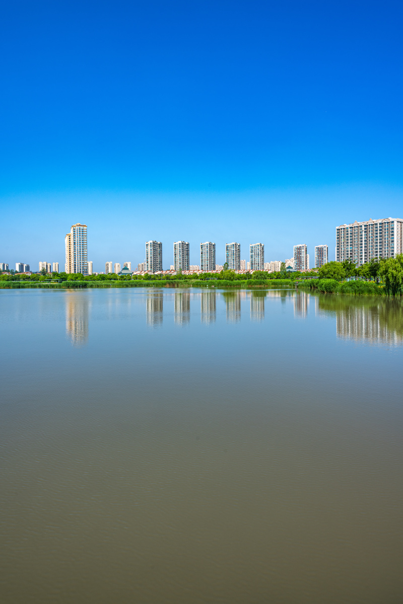 上海嘉定南翔陈翔留云湖湿地公园景观