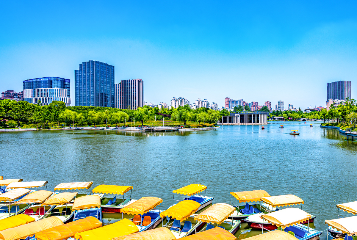 上海大宁郁金香公园游船码头