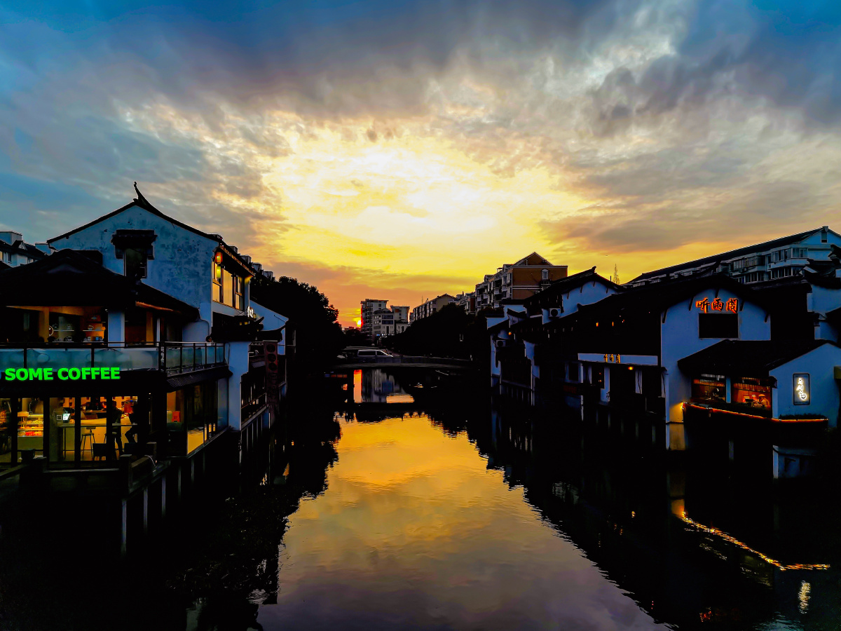 上海闵行七宝老街.黄昏