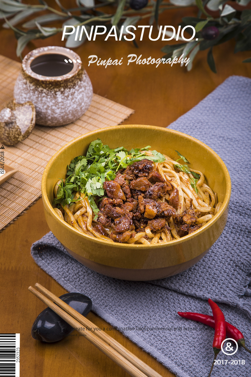 美食摄影美团外卖菜品摄影牛肉面菜谱制作