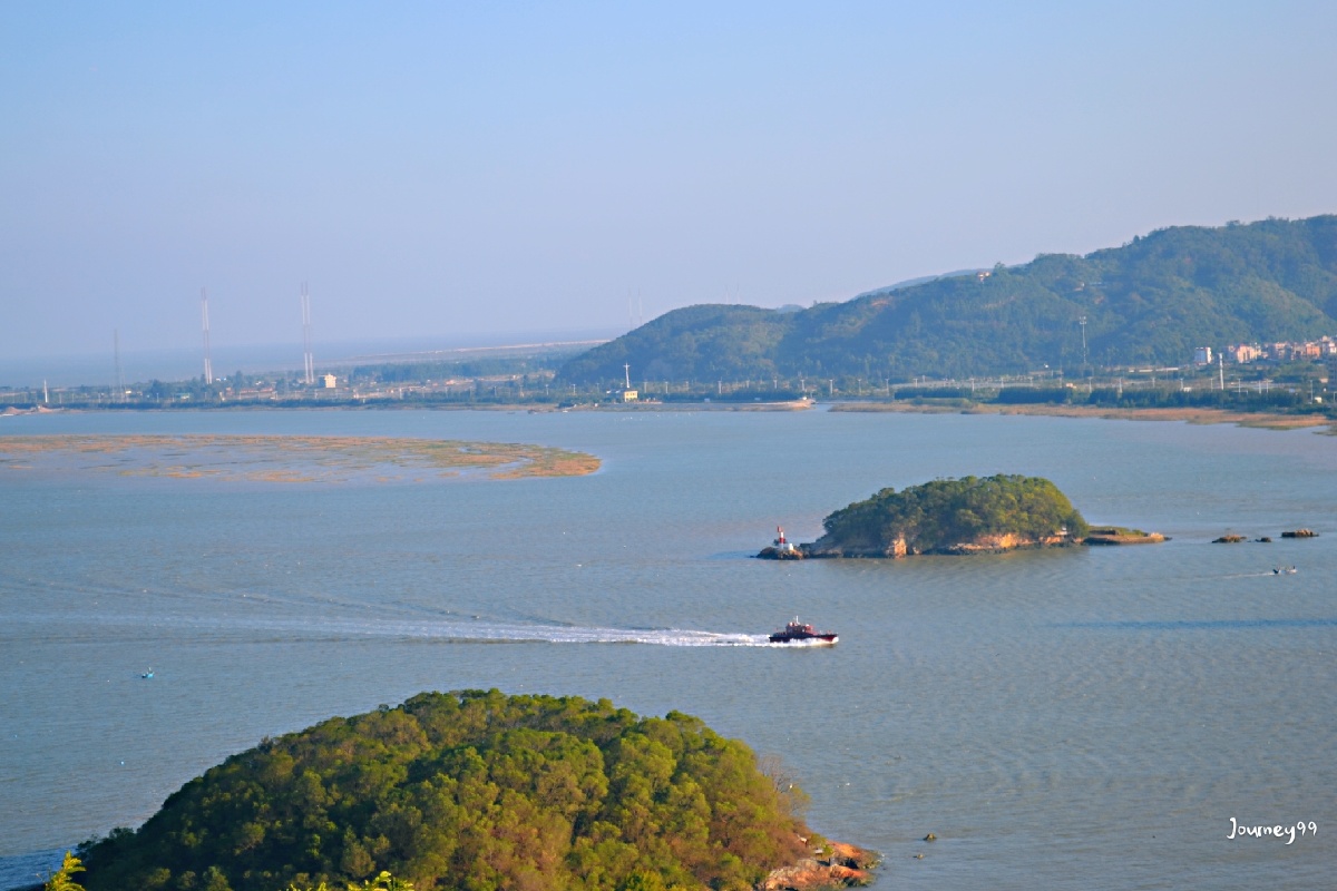 闽江口风景双龟锁口