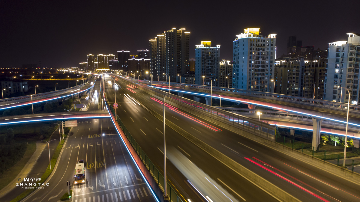 常熟高架夜景