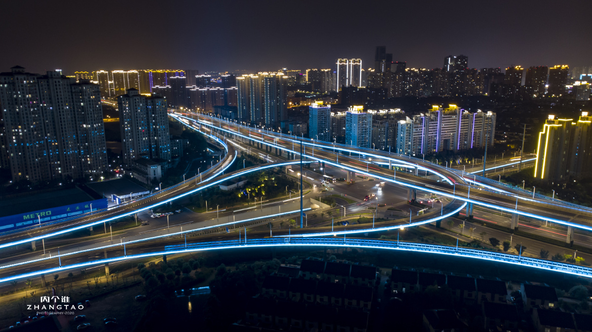 常熟高架夜景
