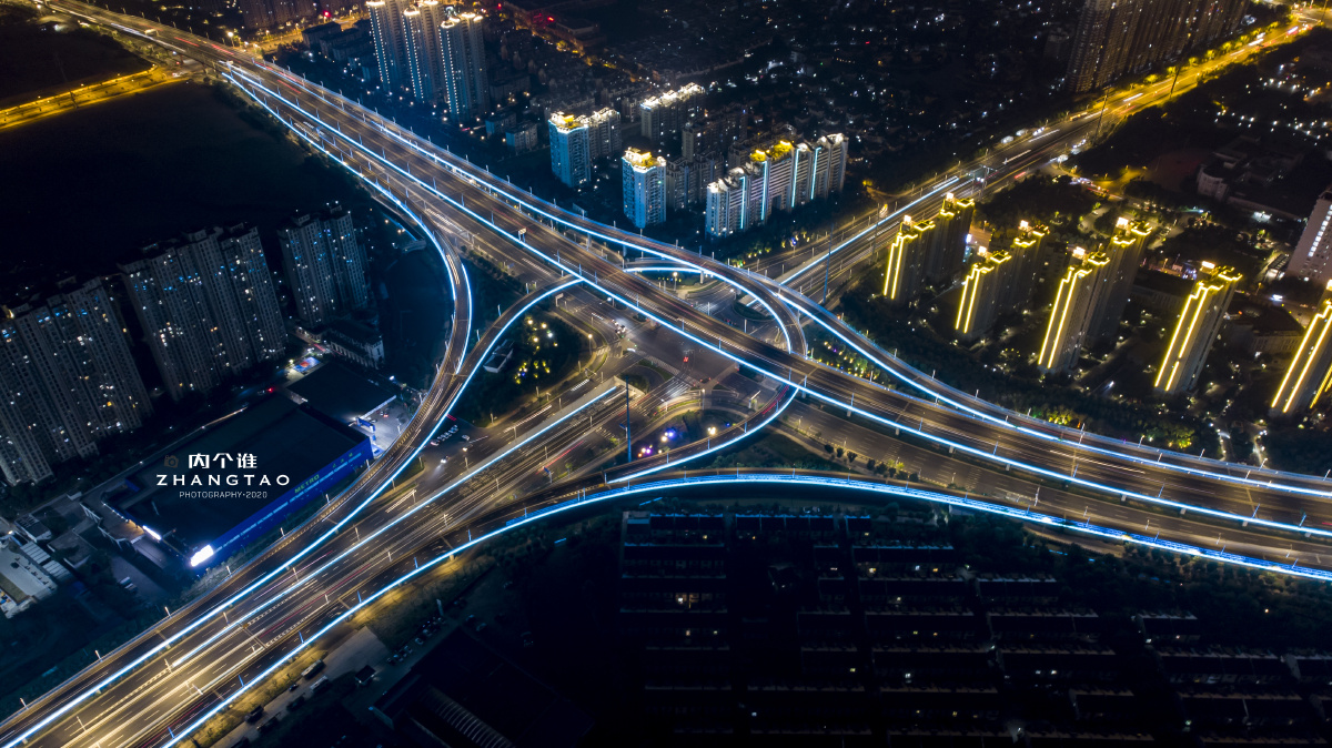 常熟高架夜景
