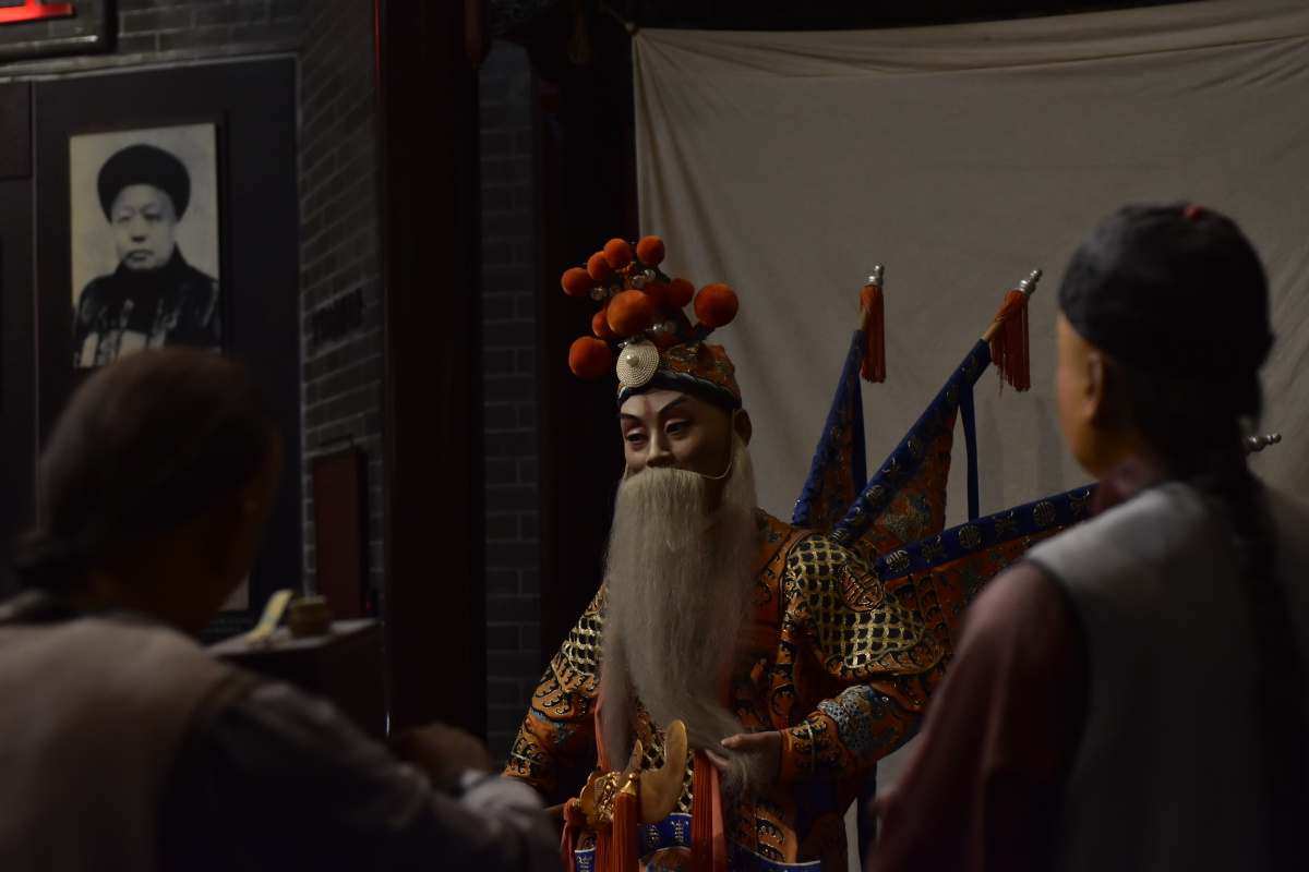 中国电影博物馆《定军山》拍摄场景蜡像