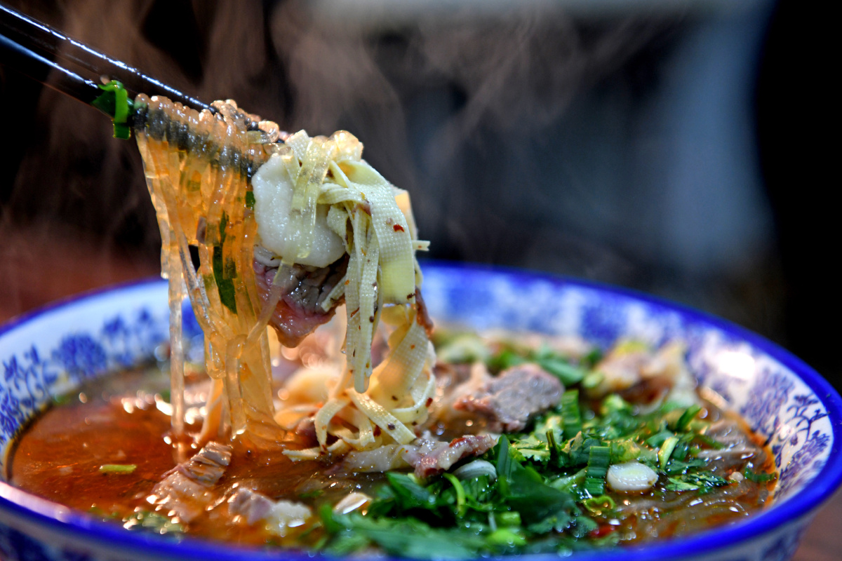 安徽淮南老谭的淮南牛肉汤经