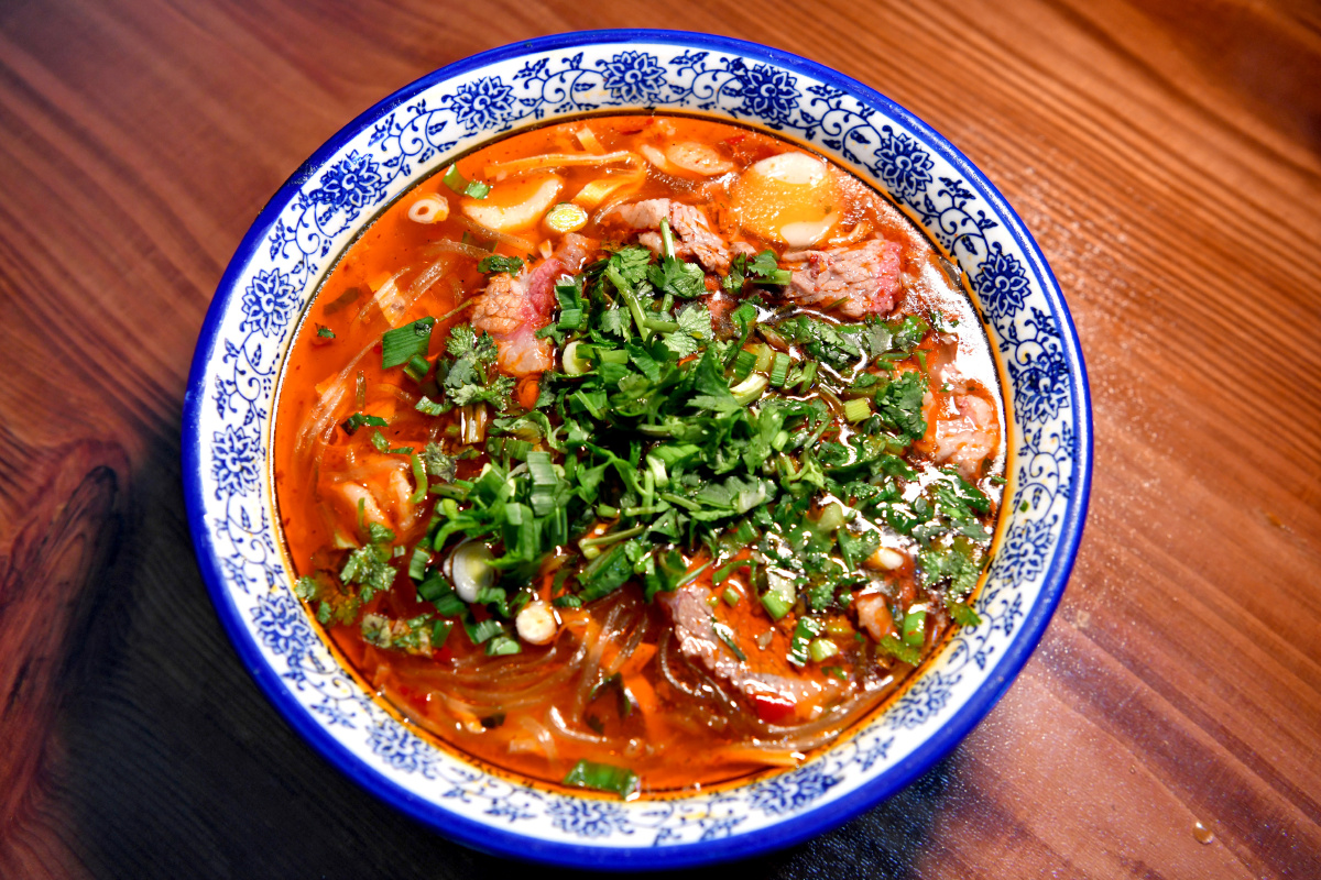 安徽淮南老谭的淮南牛肉汤经