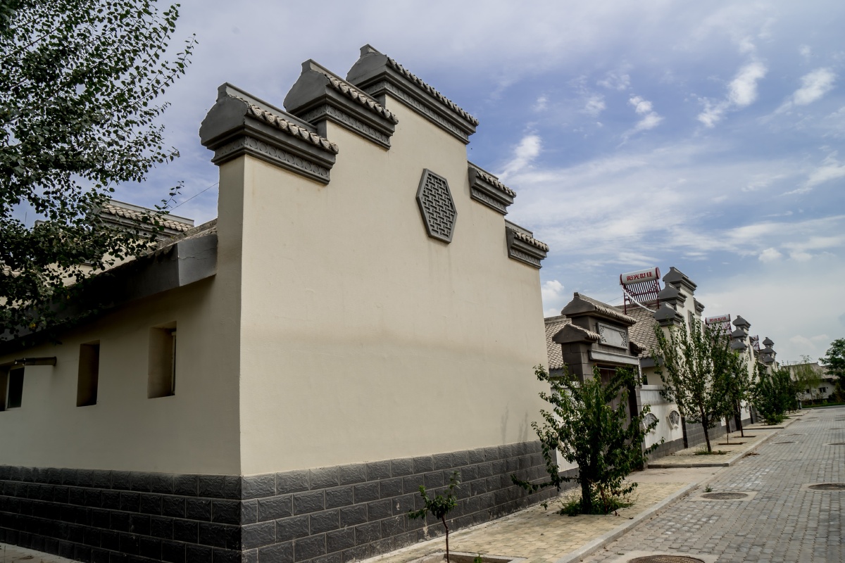 移民新村,徽派建筑.